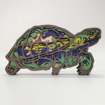Tortoise Wooden Carving Gift,Suitable for Home Decoration,Holiday Gift